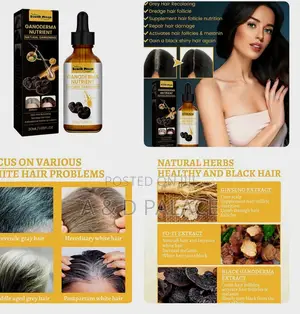 South Moon Ganoderma Nutrient Natural Hair Repair/Darkening