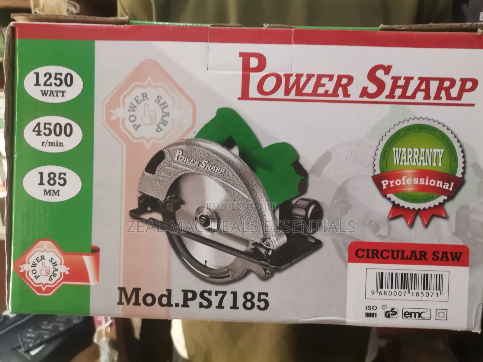 7" Power Sharp Circular Saw Machine.