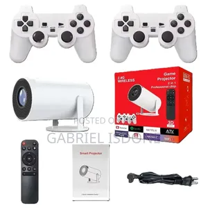 Gaming and Video Mini Projector Combo, Portable Gaming With Full