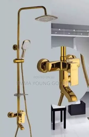 Gold Plated Shower Mixer Tap