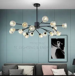 Black 18 Head Nordic Chandelier