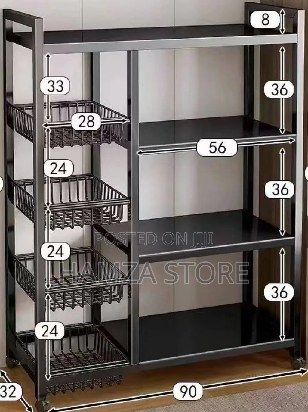 5 Tiers Kitchen Storage Rack