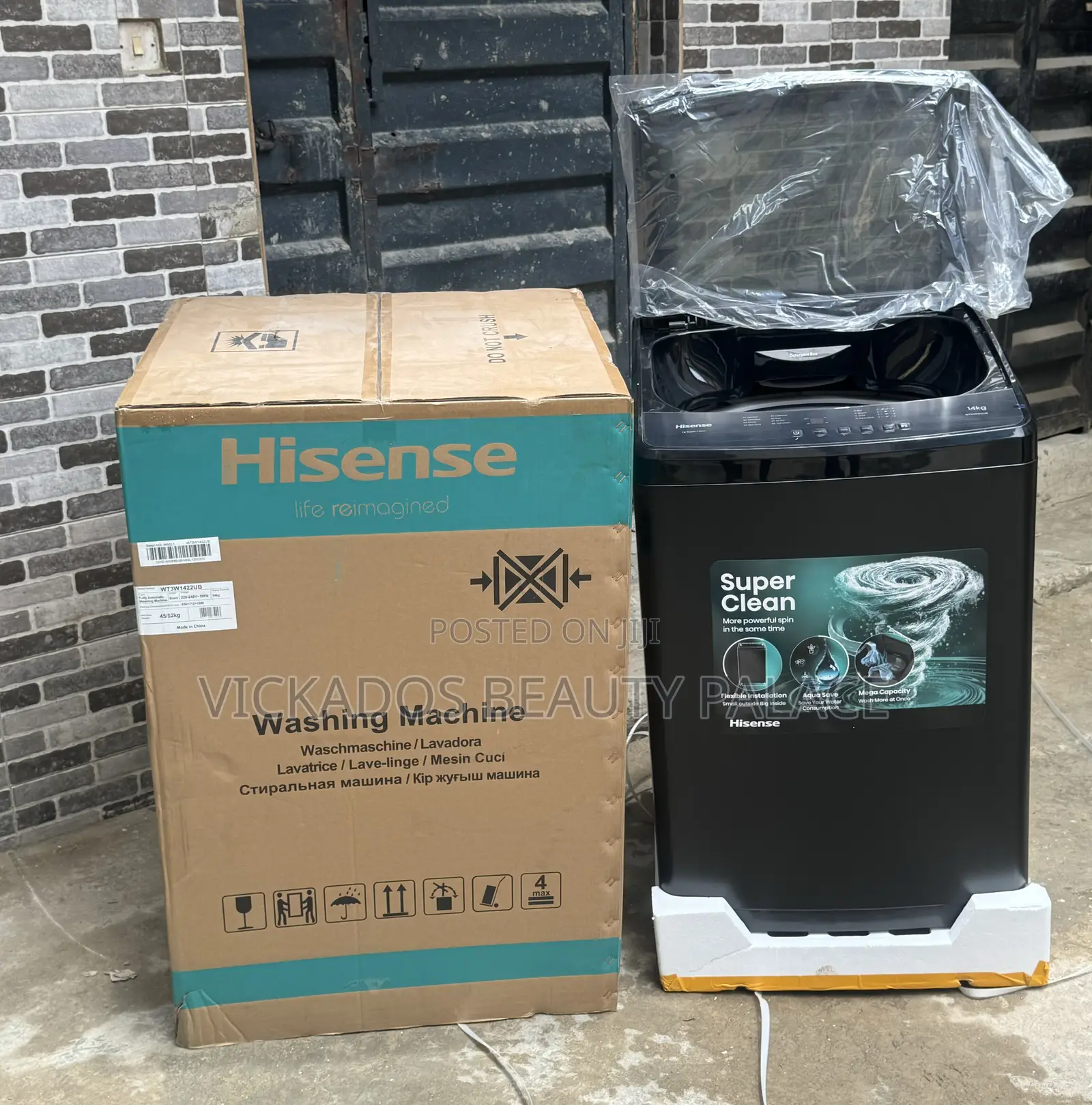 Hisense 14kg Top Loader Automatic Washing Machine