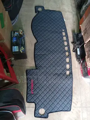 Leather Dashboard Cover Toyota Corolla 2003 - 2007 Plain Black