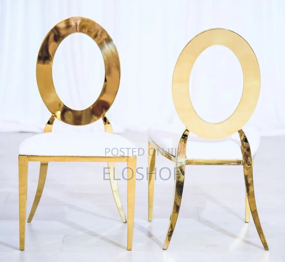 Gold O-Back Chair Rental