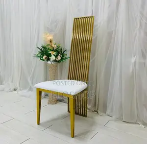 Gold Vip Longback Chair for Rent in Lagos