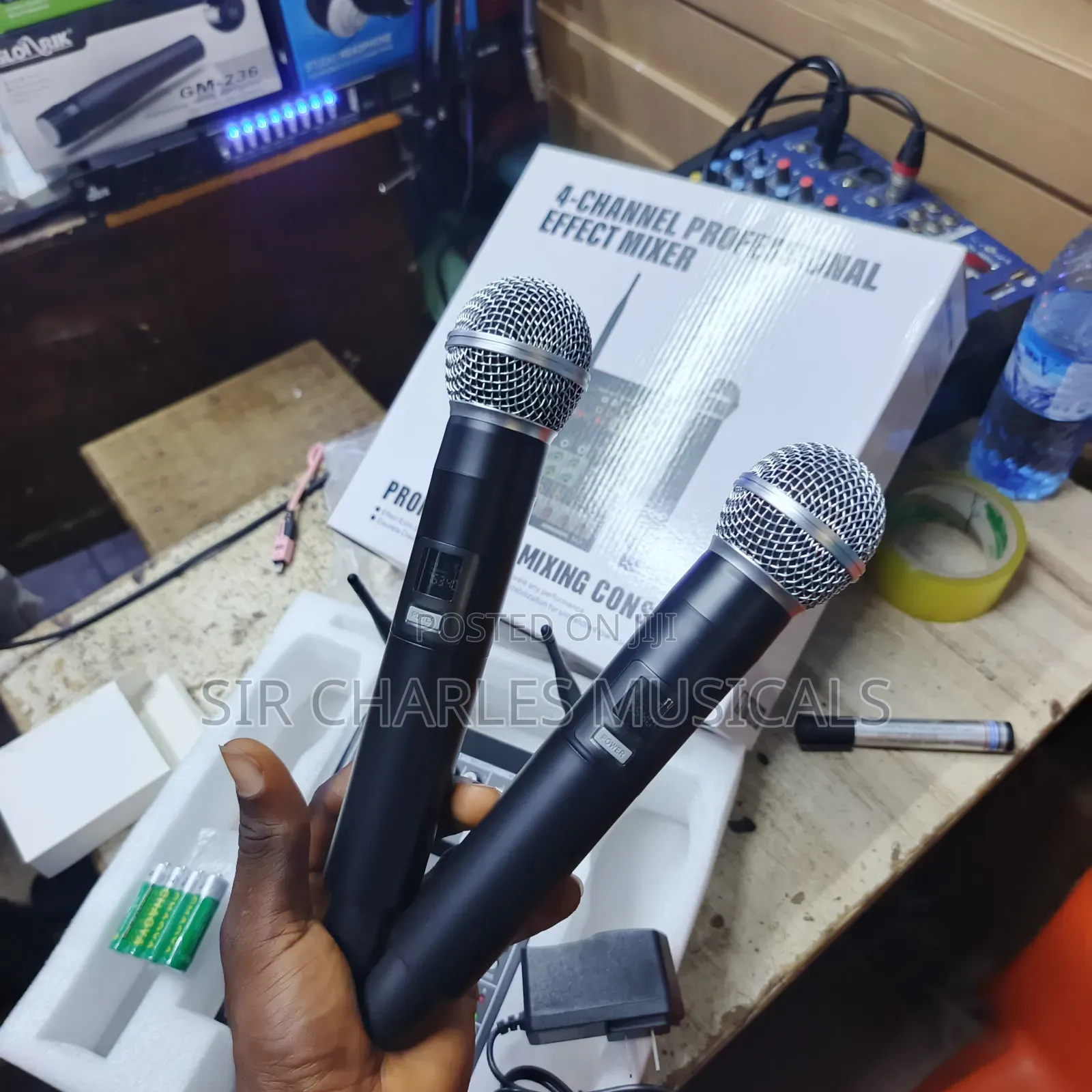 High Quality Imc 4 Channel Mixer With Wireless Microphone