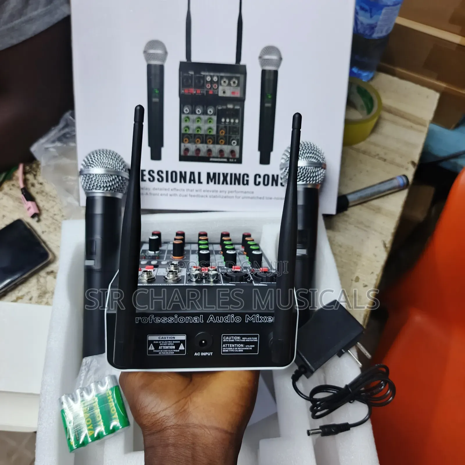 High Quality Imc 4 Channel Mixer With Wireless Microphone