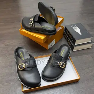 Louis Vuitton Leather Mulelouis Vuitton Black Leather Mule