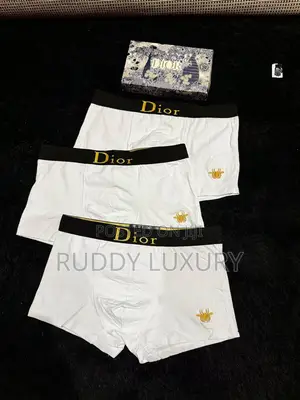 Louis Vuitton Luxury Cotton Boxer Shorts 3 in 1 Pack
