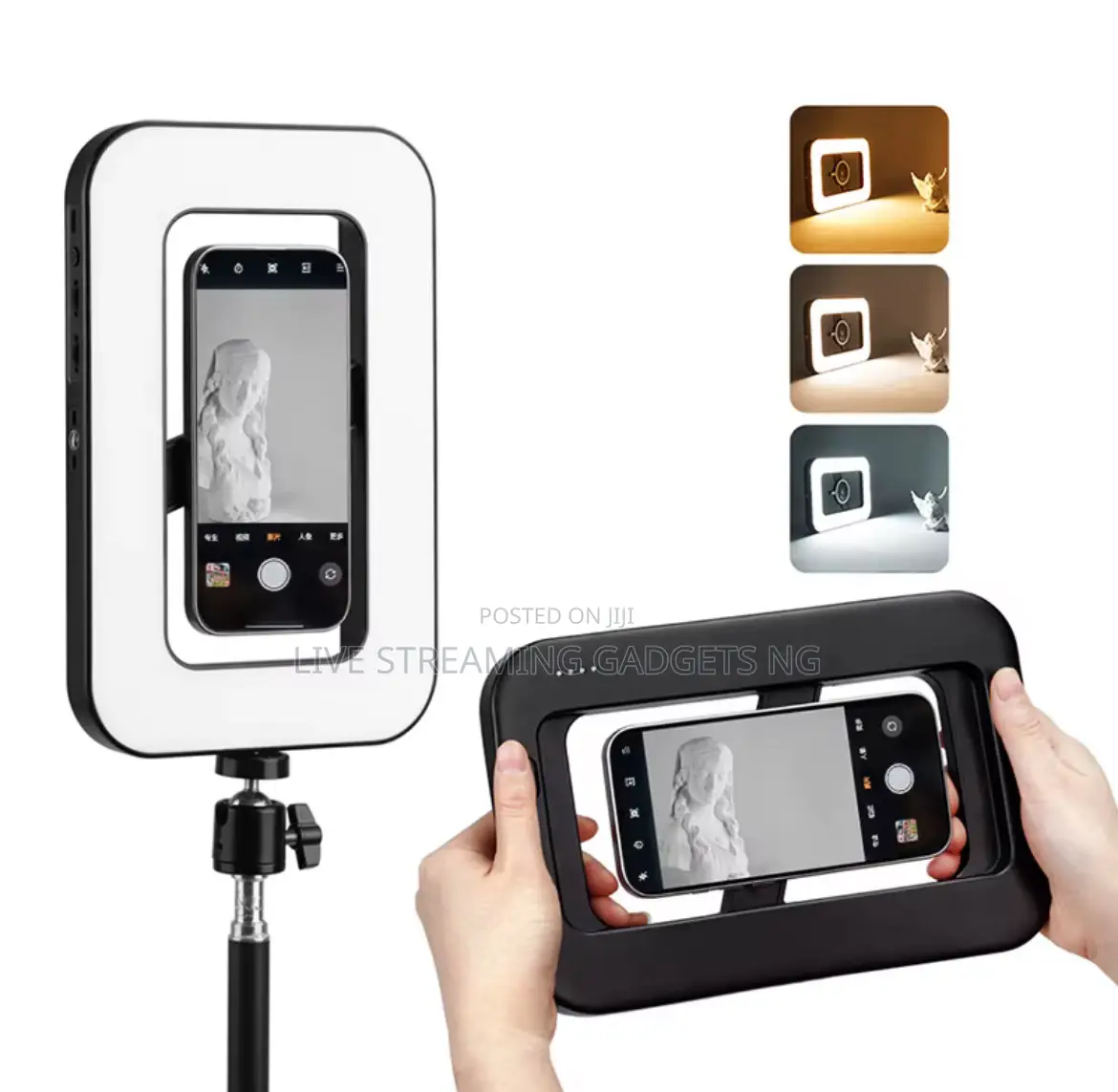 Ym200 Led Handheld Rechargeable Ringlight