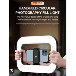 Ym200 Led Handheld Rechargeable Ringlight