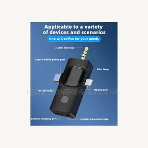 3n1 Lapel / Lavalier Microphone for iPhone , Android Type C
