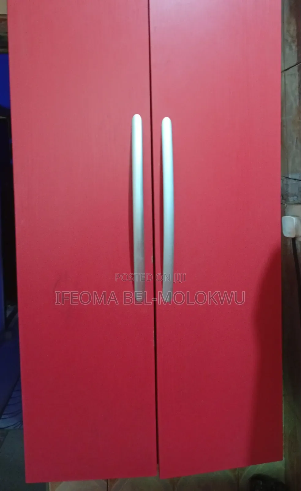 Red Kitchen Cabinets
