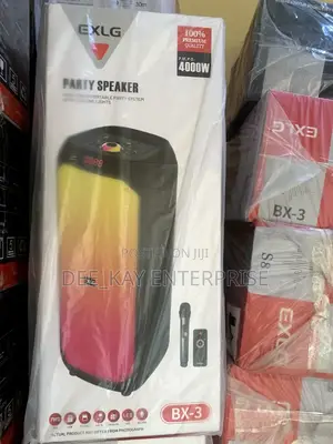 Exlg Bx-3 Party Speaker With Microphone