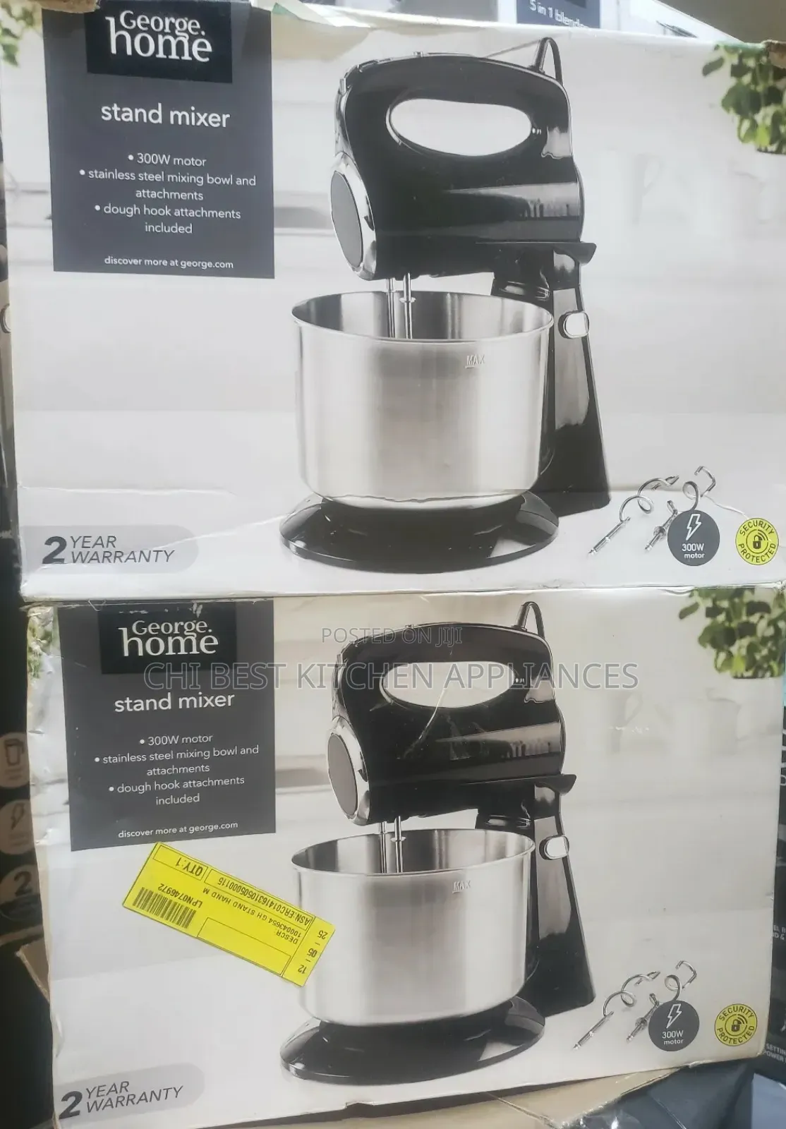George Home 2in1 3 Litres Stand Mixer