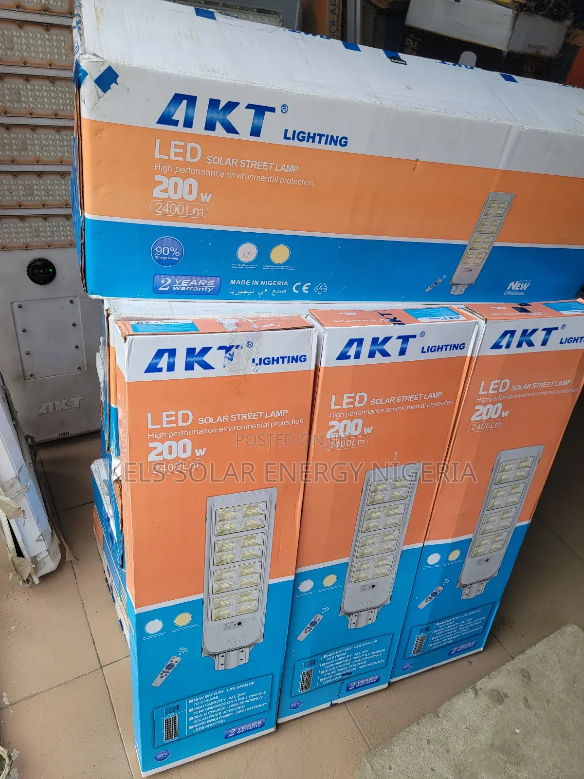 Akt Solar Street Lights 200watts