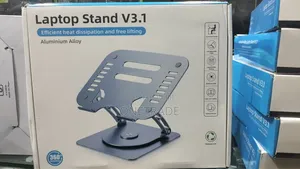 Laptop Stand V3.1" Made of Aluminum Alloy, Designed for Efficient Heat