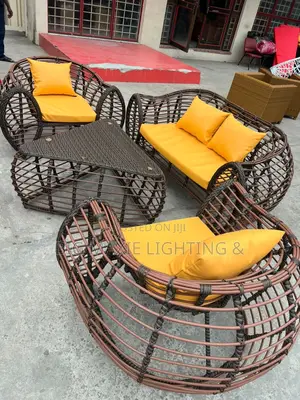 Outdoor Vine Weaving Sofa Courtyard Waterproof Chair Set