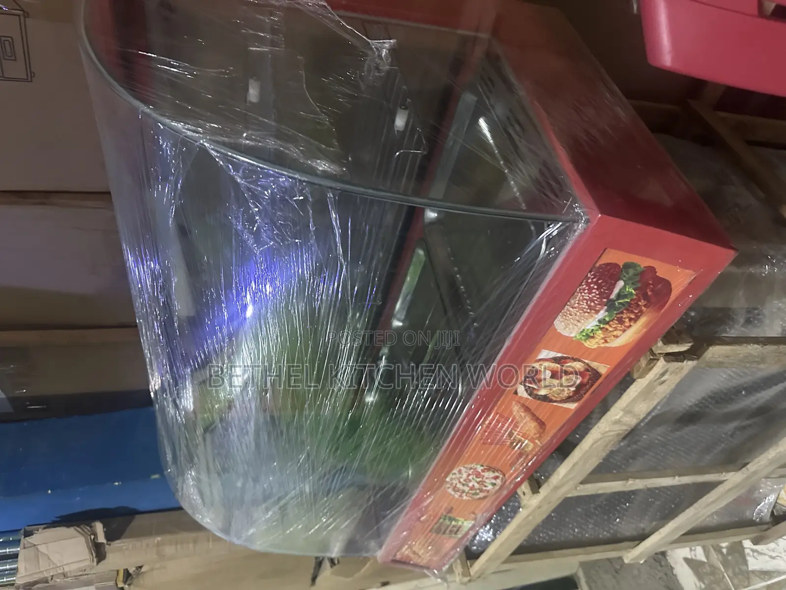 3 Plate Red Snacks Warmer