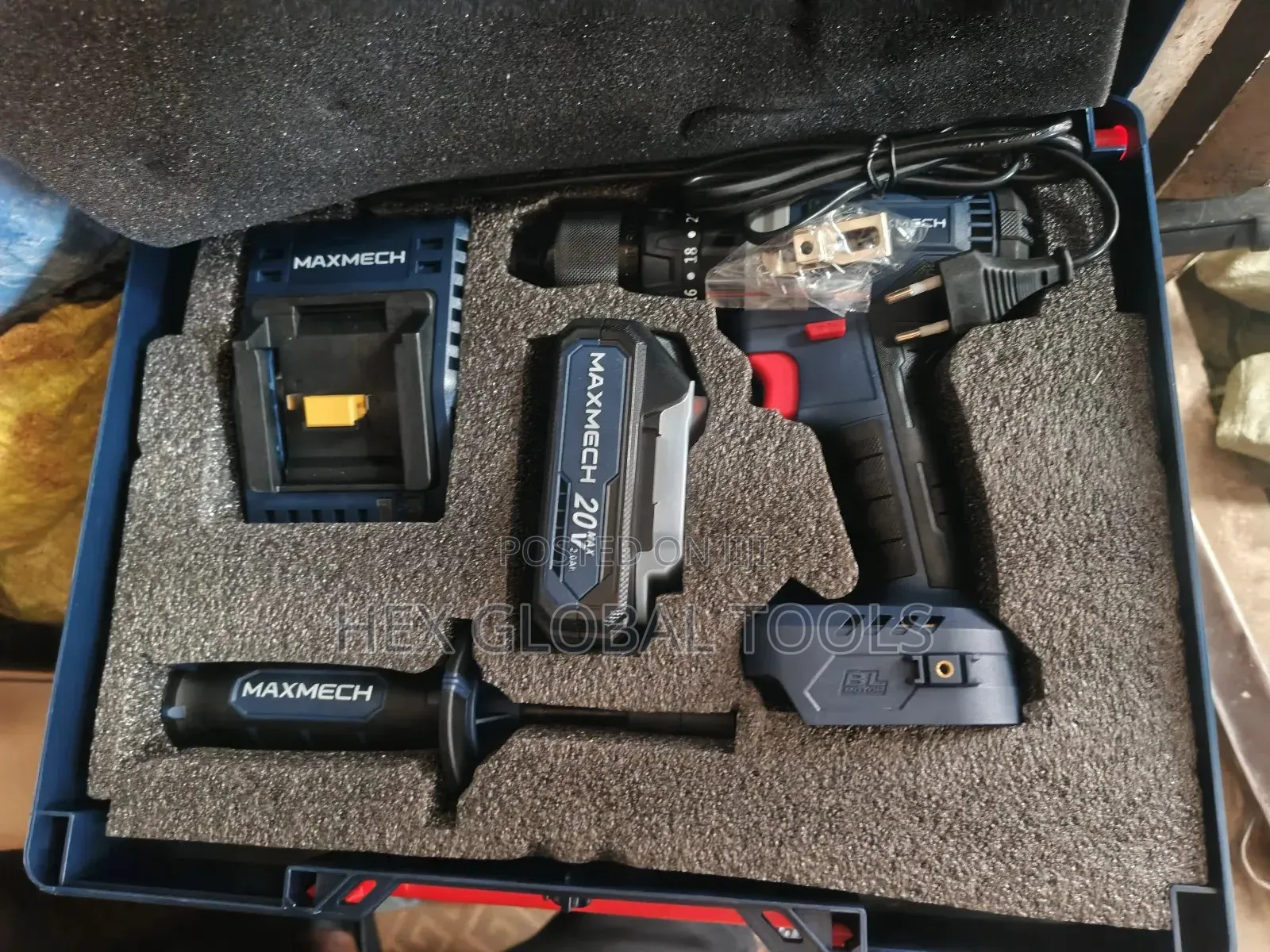 20volt 13mm Chulk Maxmech Drilling Machine