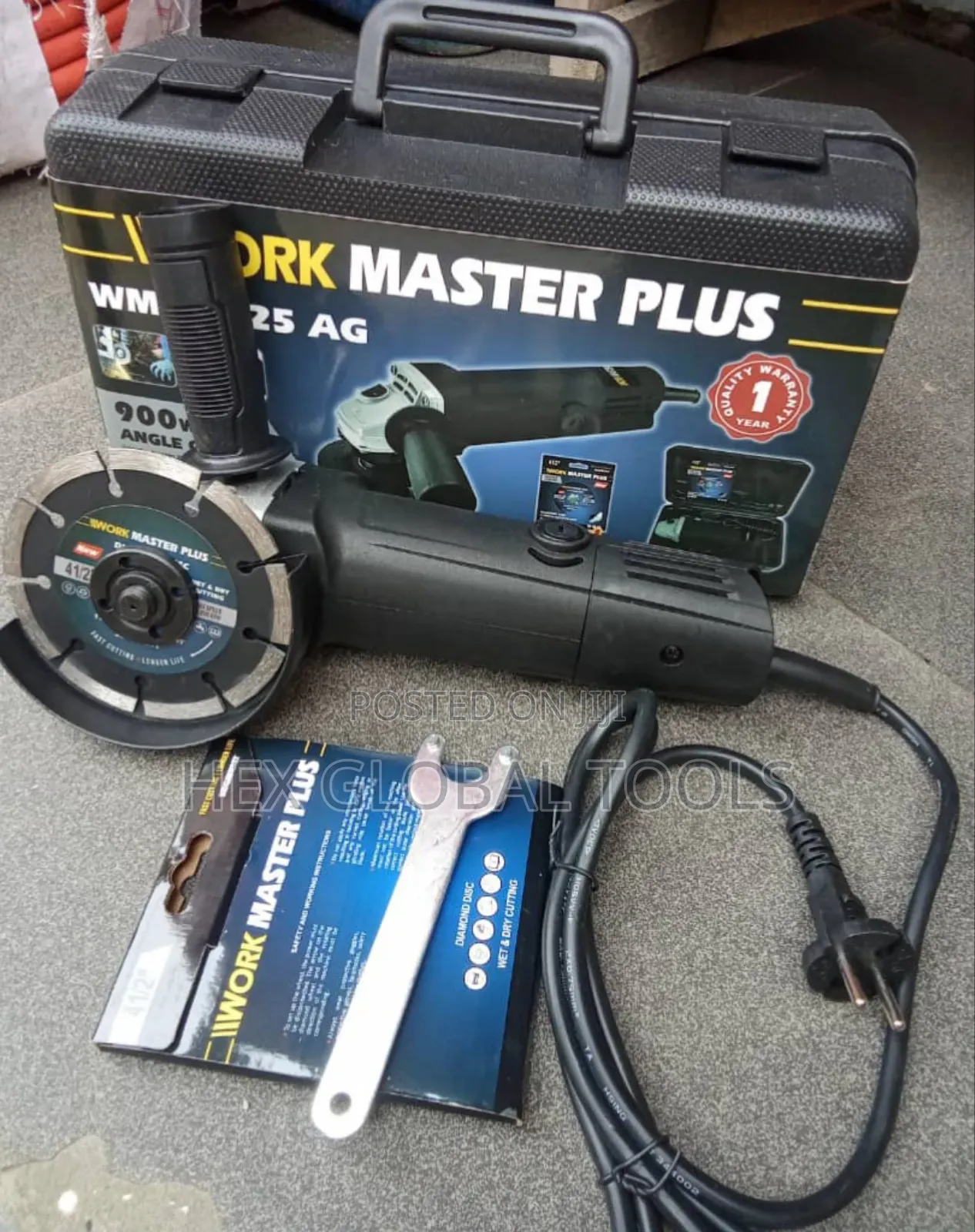 900w Work Master Angle Grinder