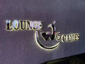 Backlit 3d Signage (Silver Mirror) Finish