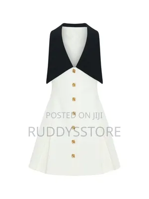Collar Sleeveless Short Dress | Chic Modern Appeal