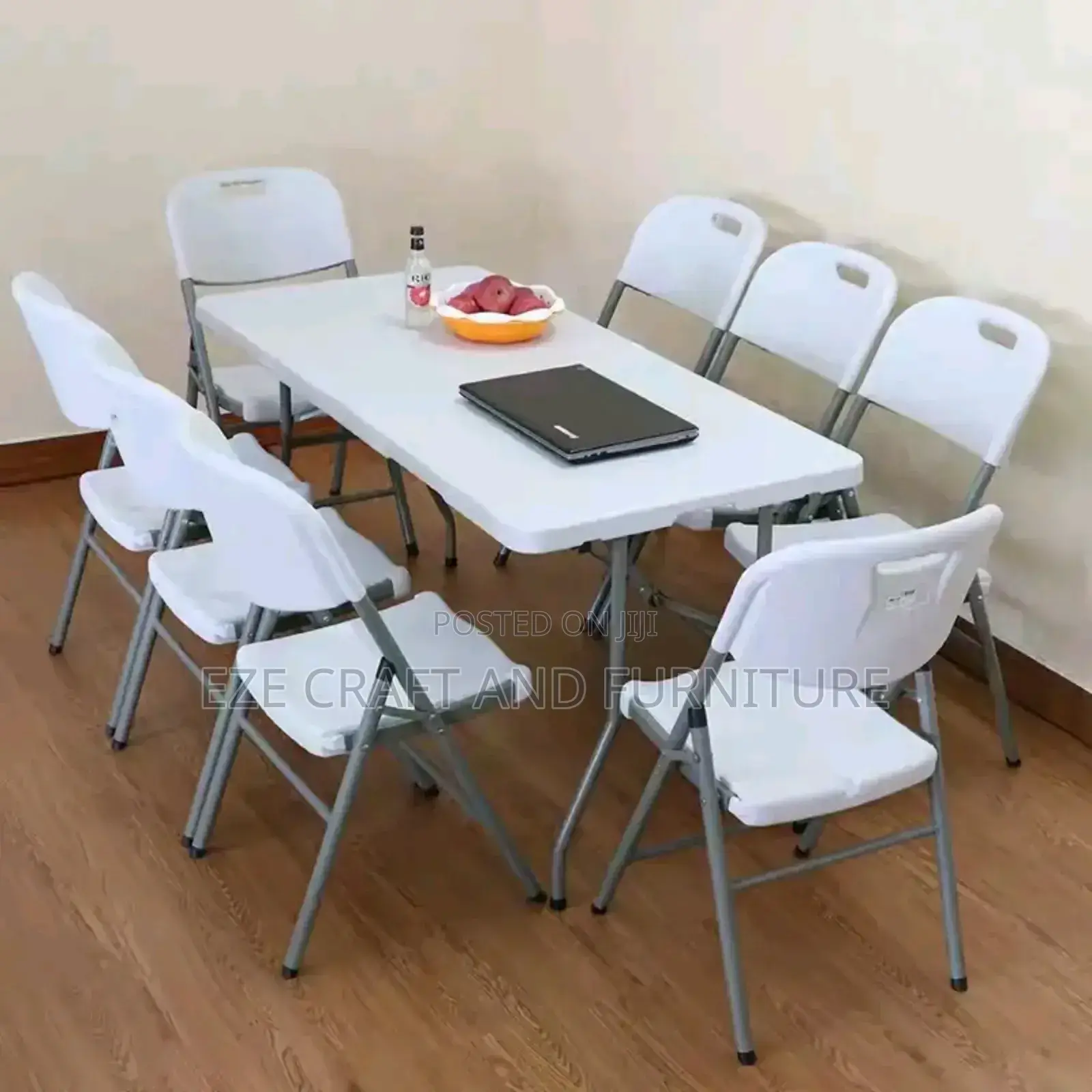 8seaters Banquet Foldable Chairs and Table