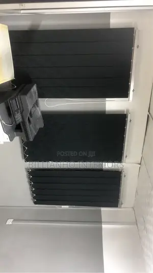 Very Dark Gray Vertical Window Blinds