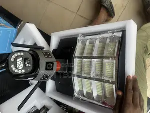 500w Solar Light With 4g Powered Camera