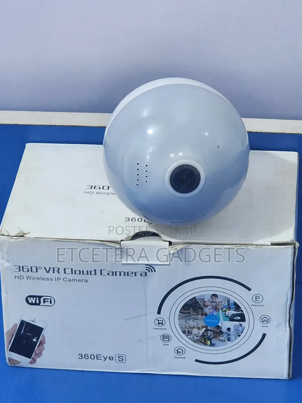 360 Vr Cloud Camera – Hd Wireless Ip Camera (Wifi)