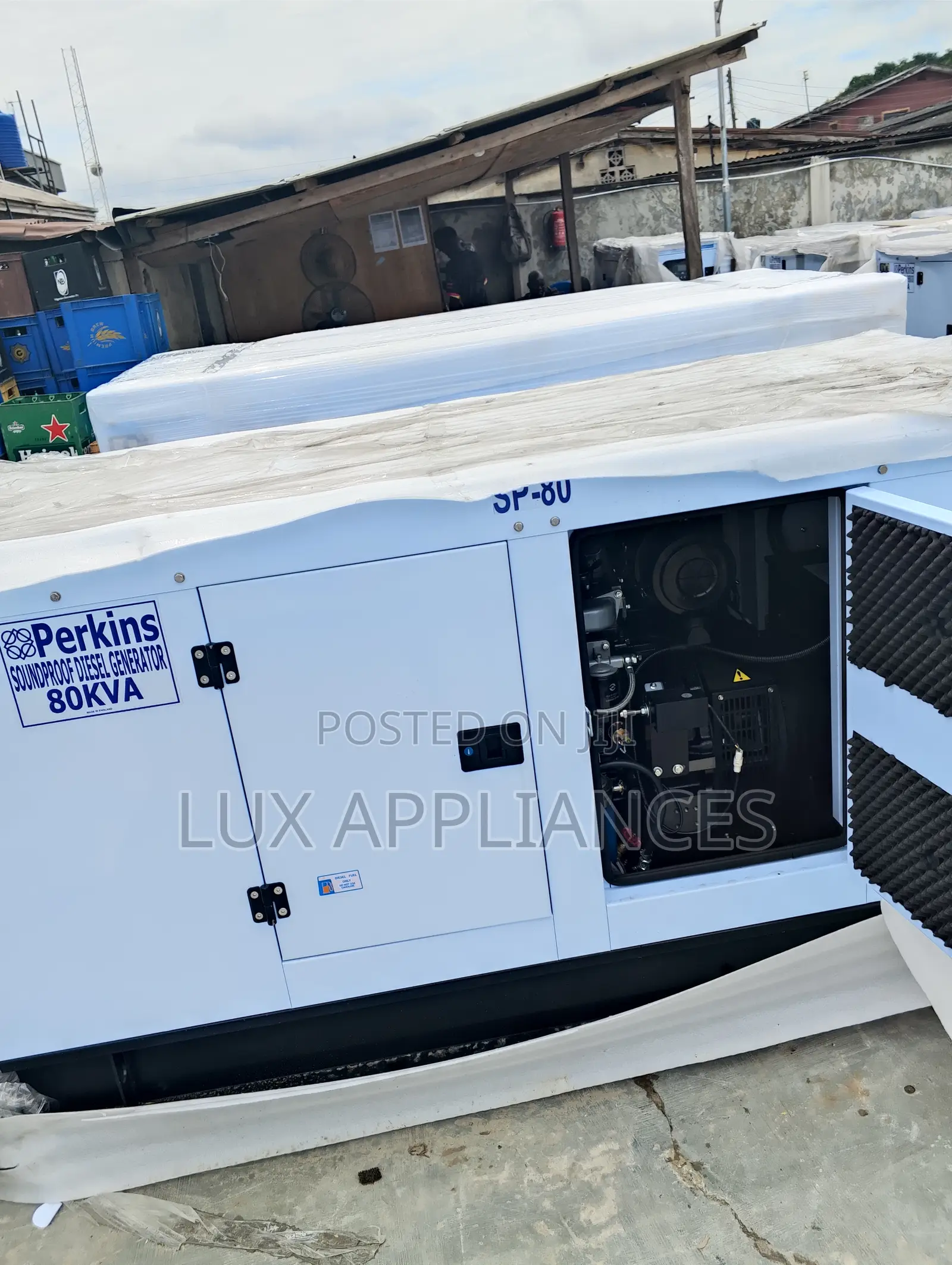 80kva Peak Performance Perkins Power Open Type Diesel Generating Set