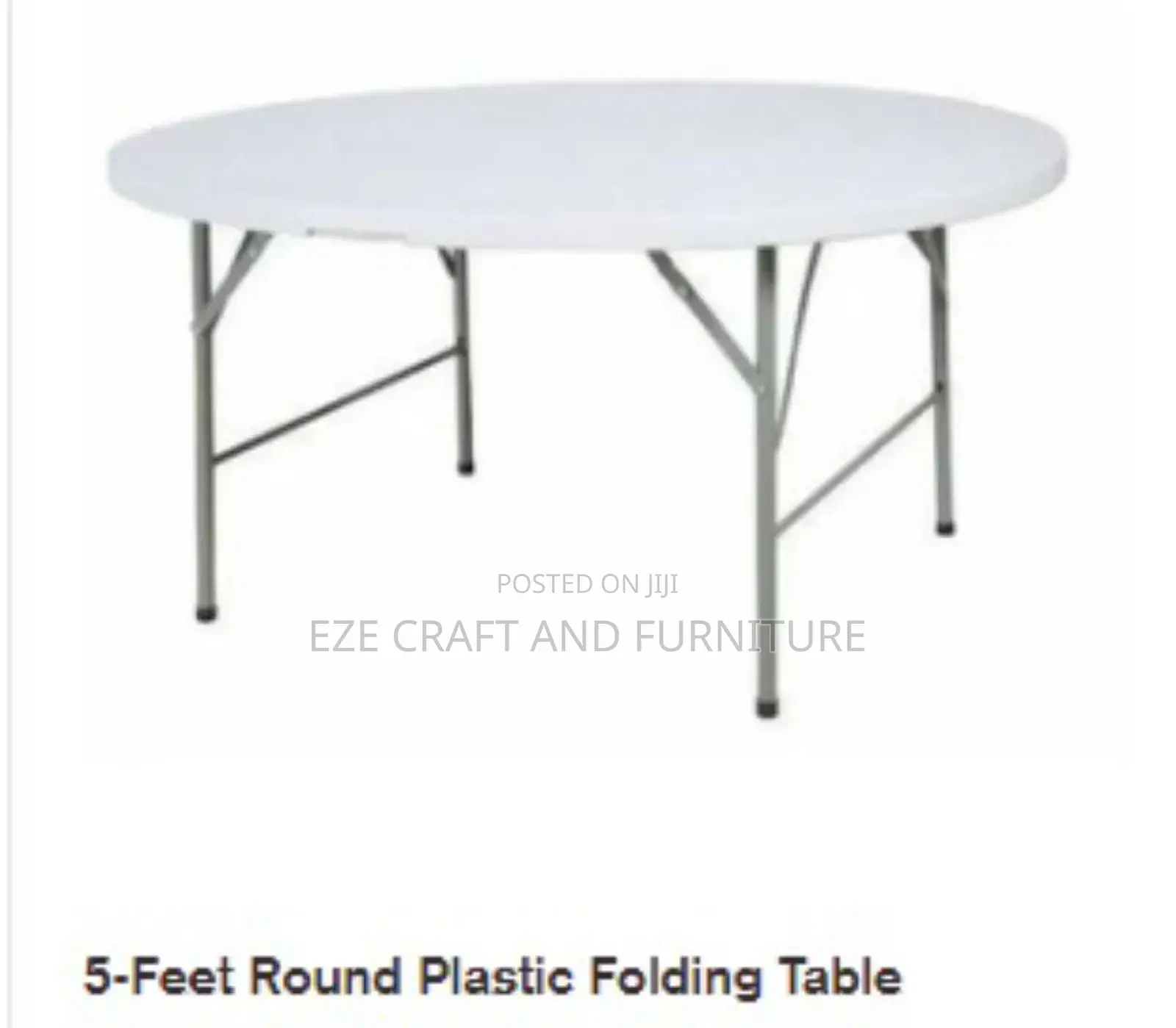 5feets Round Folding Table