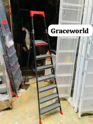 7 Steps Black Heavy Duty Turkey Ladder