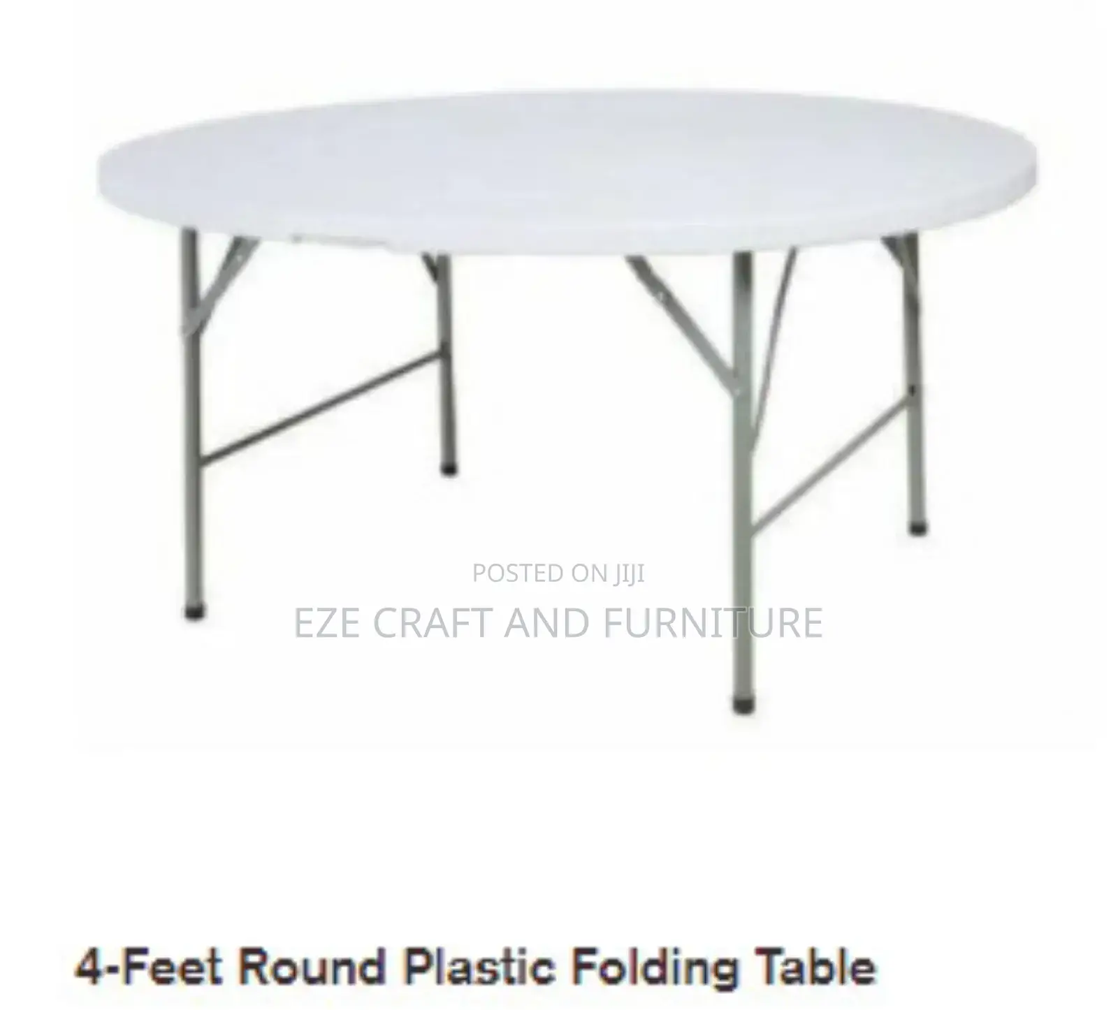 4feet Round Foldable Table