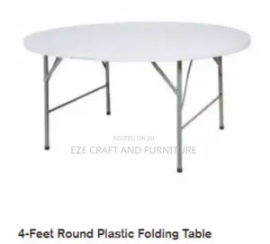 4feet Round Foldable Table