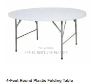 4feet Round Foldable Table