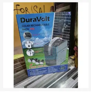 Duravolt 4in1 Solar Rechargeable Pack for Fans 12v4.5ah Battery