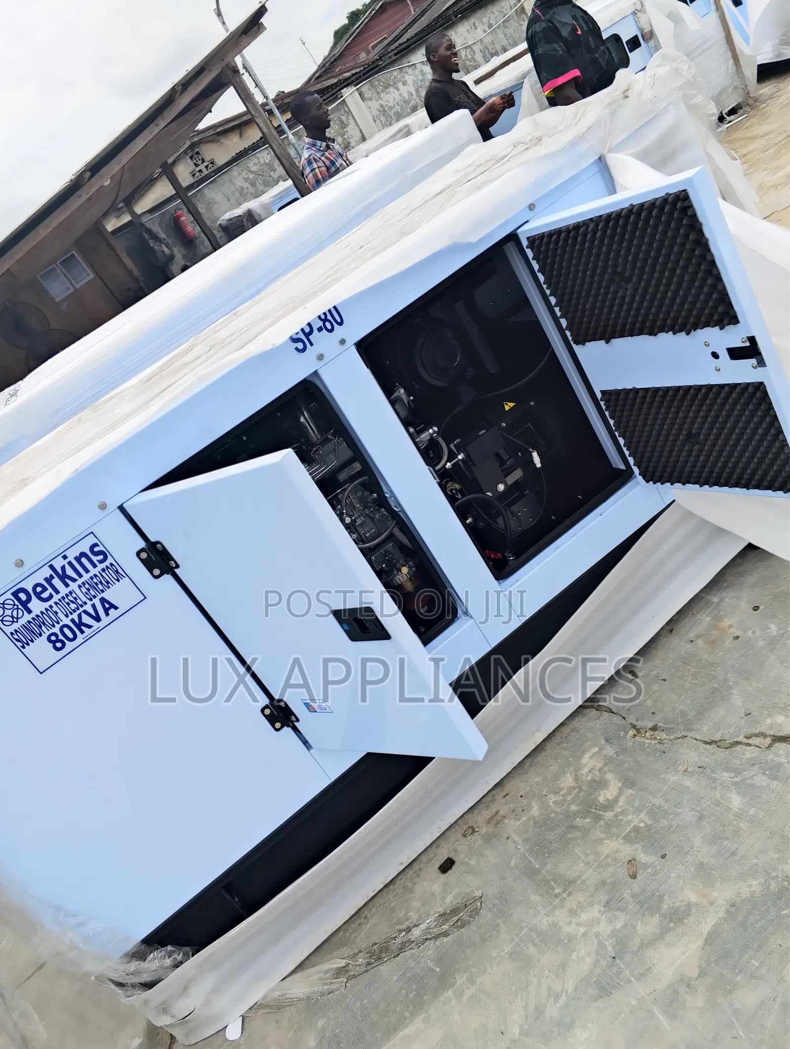 80kva Compact Design Perkins Power Open Type Diesel Generating Set