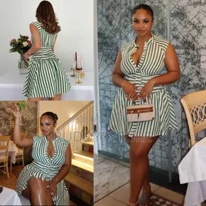 Sleeveless Shirt Dress | Chic Short Dress for Women