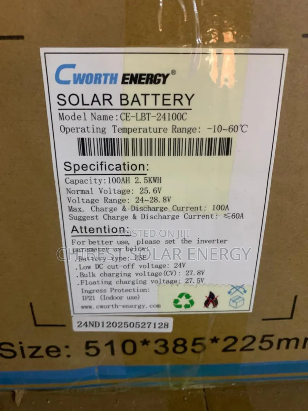 2.5kwh Lithium Battery C Worth