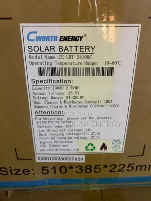 2.5kwh Lithium Battery C Worth