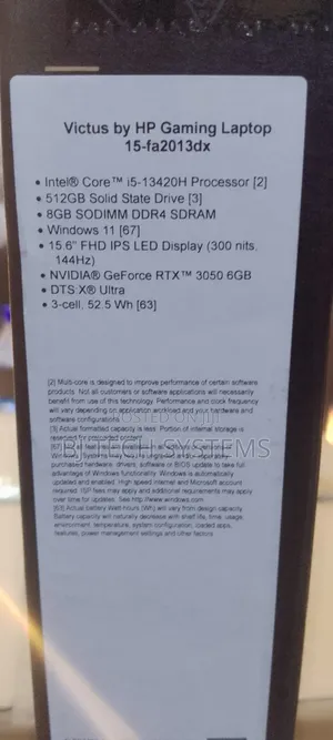 New Laptop HP 15 8GB Intel Core I5 SSD 512GB