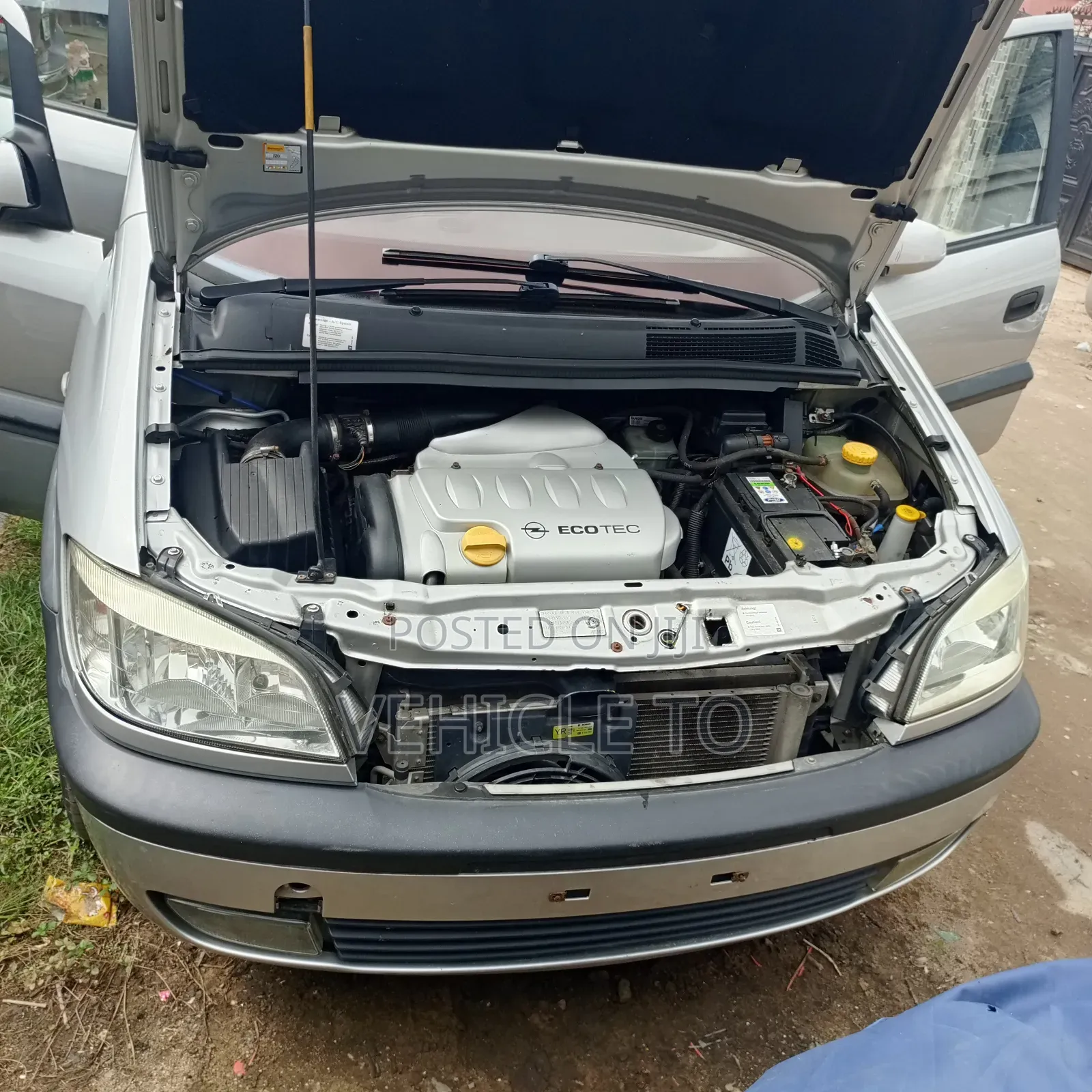 Opel Zafira 2002 Silver