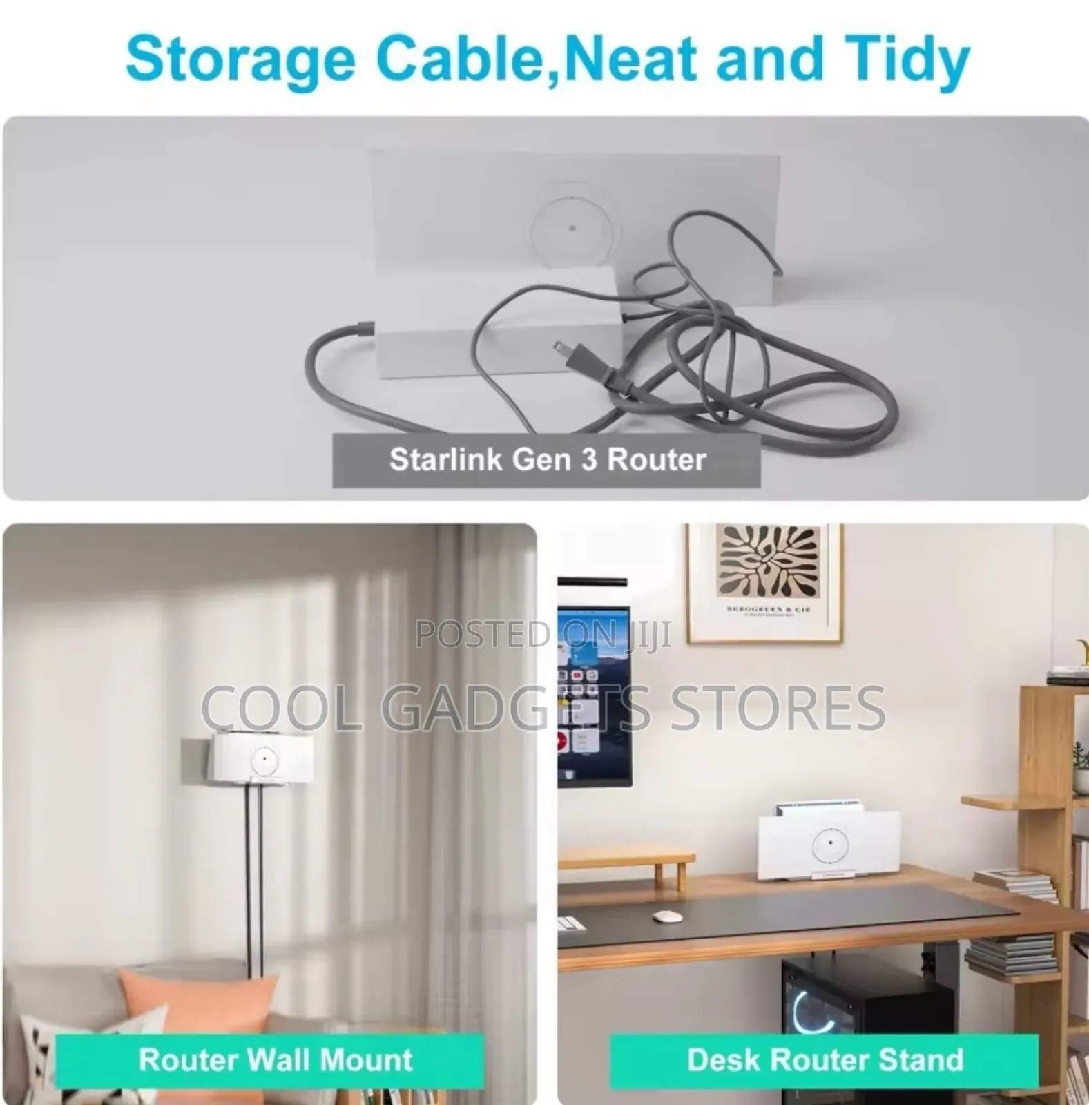 Wall Mounting Bracket for Starlink Gen3 Router