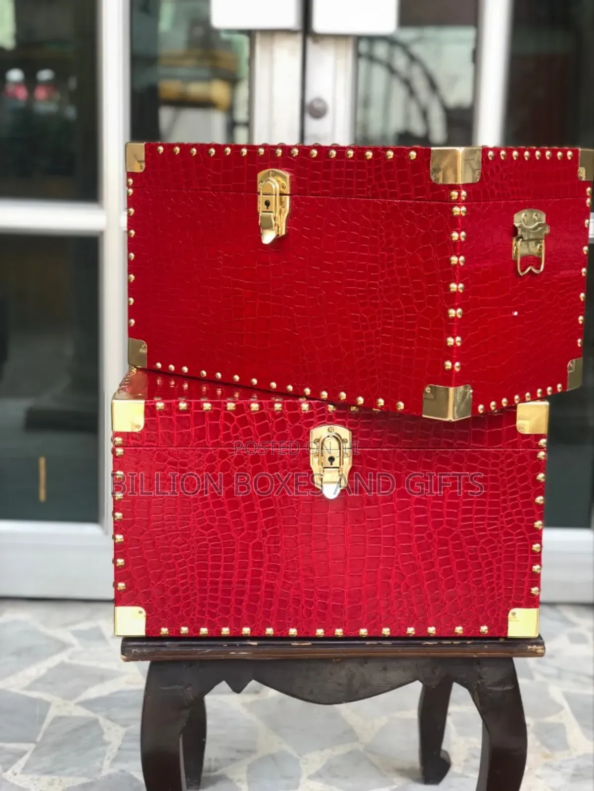 Leather Gift Trunk