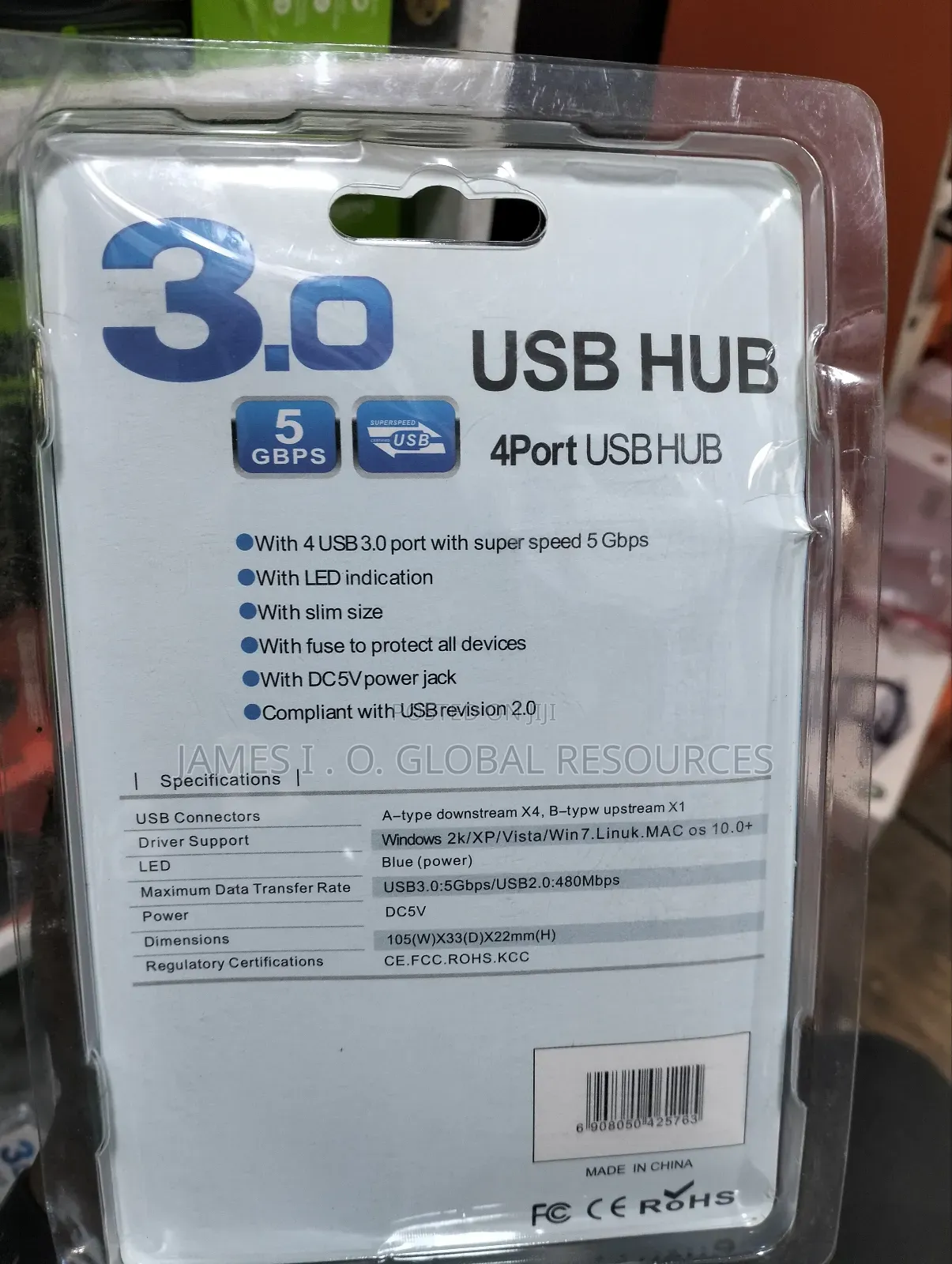 Usb Hub 3.0 4 Port