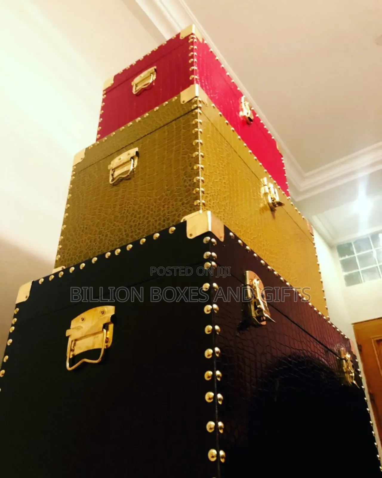 Leather Gift Trunk
