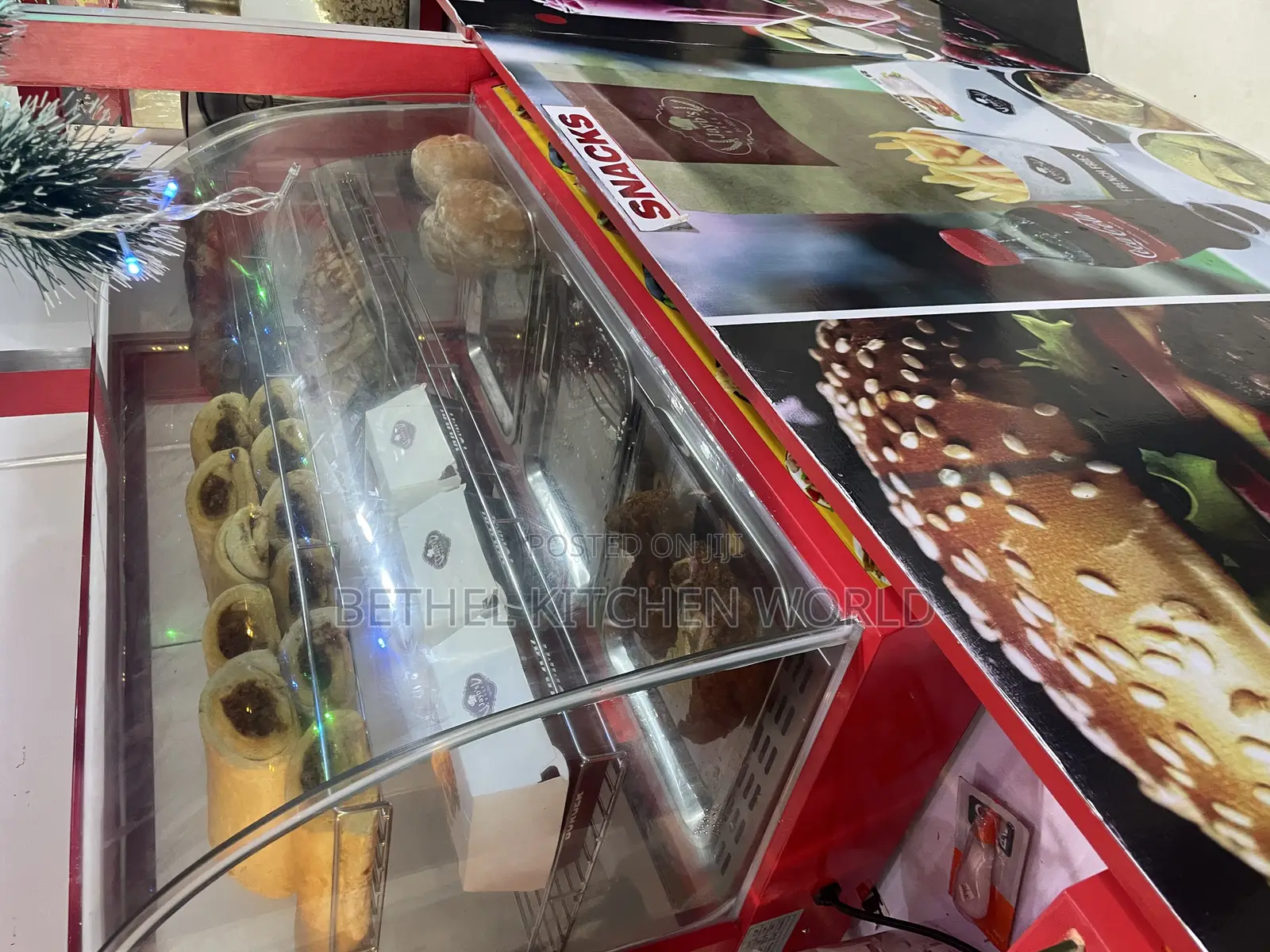 Quality 3 Plate Red Snacks Warmer
